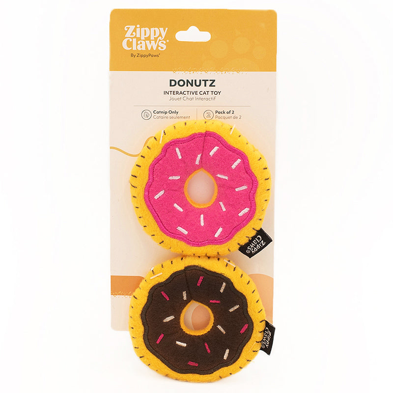 Twee donuts met catnip - ZippyClaws