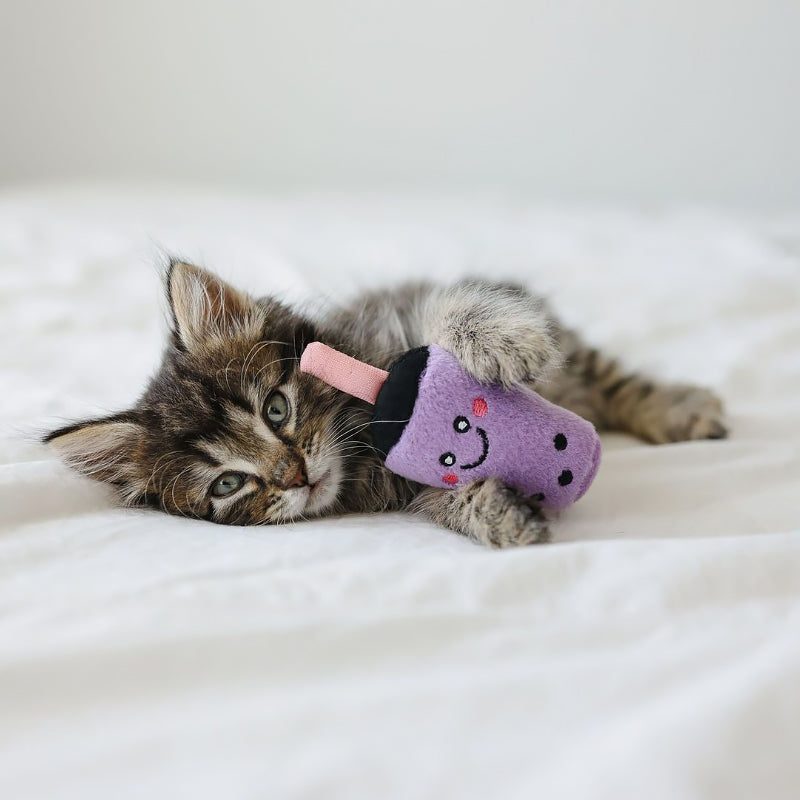 Bubble tea set met catnip - ZippyClaws NomNomz