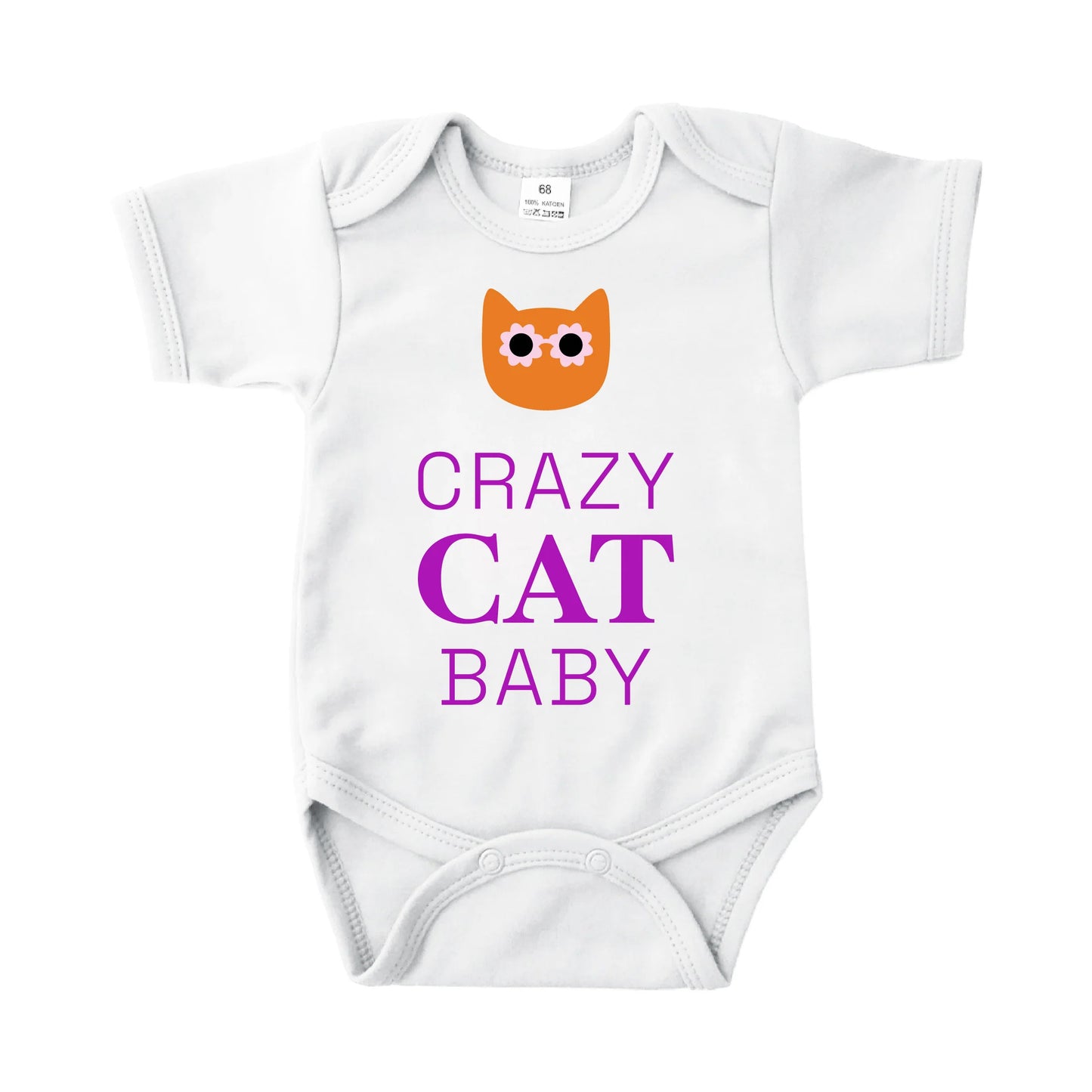 Rompertje - Crazy Cat Baby