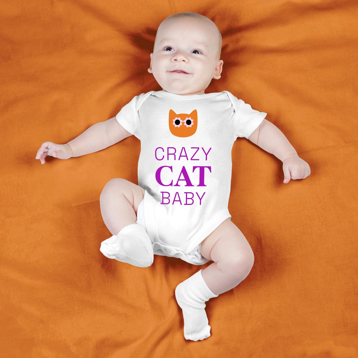 Rompertje - Crazy Cat Baby